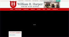 Desktop Screenshot of harperhighschool.org